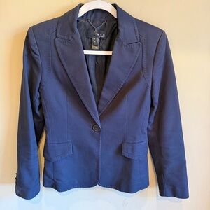 MNG by Mango Blazer Navy Jacket Size 4